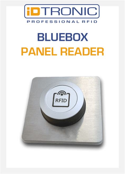 blue box rfid system|IDTRONIC BLUEBOX PANEL READER HF NFC MANUAL Pdf D.